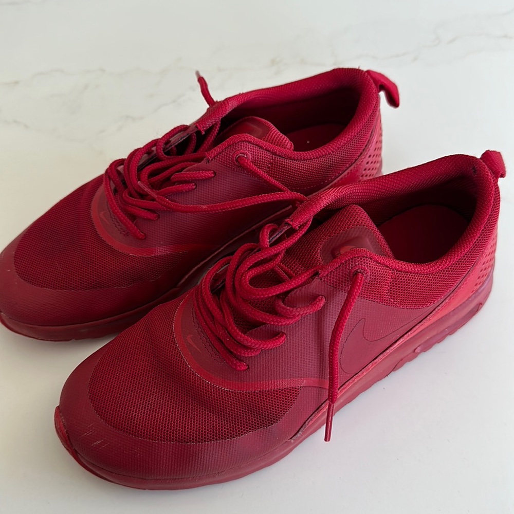 Nike air max Thea red sneakers size 6